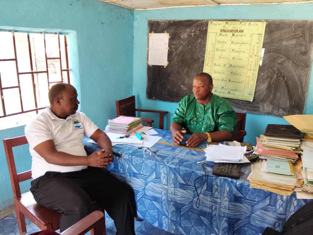 District interface and planning session — Kono